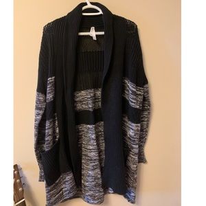 Oversized knit cardigan